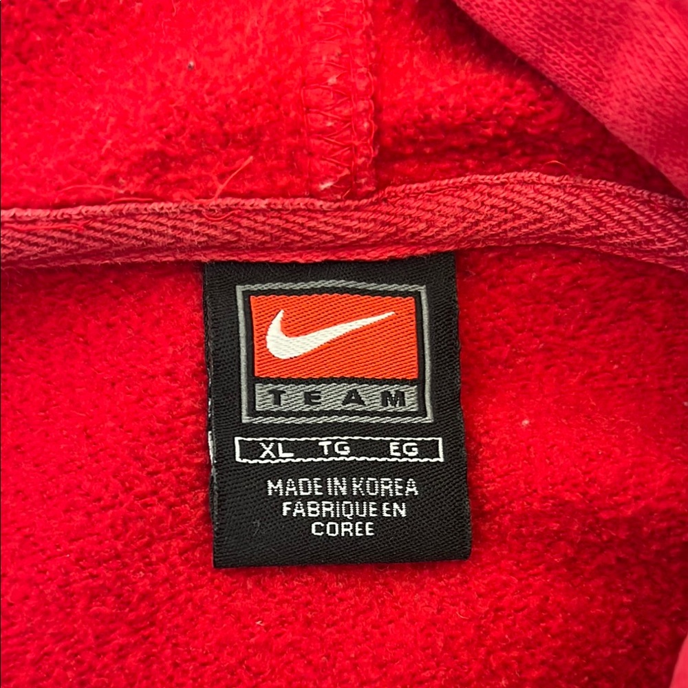 Nike Vintage Nebraska Corn Huskers Football Red Hoodie Men’s Size XL - Picture 12 of 14